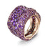 Rose Gold Amethyst Grande Ring