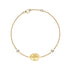 Yellow Gold & Diamond Egg Chain Bracelet