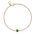 Cosmic Curve Emerald Chain Bracelet