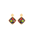 Hommage à Hundertwasser - Earrings Carré