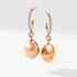 Hoop Egg Drop Earrings