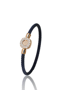 Eternity Bracelet Steel Diamonds