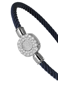 Eternity Bracelet Steel Diamonds