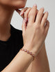 Baby Ghost Bracelet Diamonds and Pink Sapphires