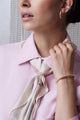 Gold Ghost Scarf Ring and Necklace Diamonds