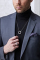 Gold Ghost Scarf Ring and Necklace Diamonds