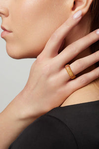 Ghost Ring Orange Sapphires