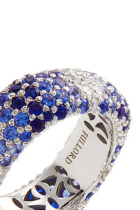 Ghost Ring Blue and Pink Sapphires