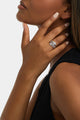 Masai Double Ring with Diamonds