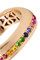 Belt Ghost Ring Multicolored Sapphires