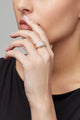 Starghost Ring Half Paved Diamonds