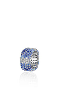 Starghost Ring Sapphires and Diamonds