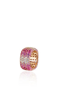 Starghost Ring Sapphires and Diamonds