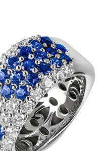 Starghost Ring Sapphires