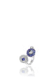 Baby Ghost Ring Tsavorites & Sapphires
