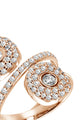 Baby Ghost Ring Double Diamonds