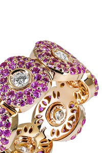 Baby Ghost Ring Sapphires and Diamonds