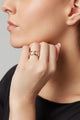 Baby Ghost Ring with Diamonds