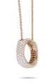 Gold Ghost Scarf Ring and Necklace Diamonds