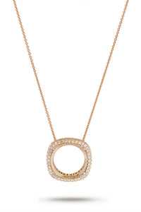 Gold Ghost Scarf Ring and Necklace Diamonds