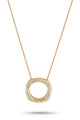 Gold Ghost Scarf Ring and Necklace Diamonds