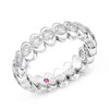 Cosmic Curve Platinum Diamond Eternity Ring