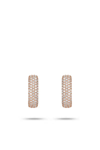 Starghost Earrings Diamonds and Rose Gold