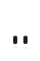 Ghost Earrings Black Diamonds