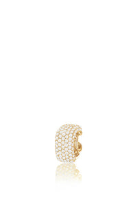 Gold Ghost Earcuff Diamonds