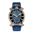 Bionic Skull 48mm - Diamonds - Blue Skull