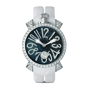 Manuale 48mm - Diamonds - White gold