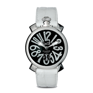 Manuale 48mm - Diamonds - White Strap