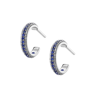 Fluted Hoop Earrings