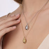 Forever Mini Fluted Sapphire Pendant