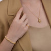 Forever Mini Fluted Diamond Pendant