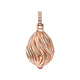 Rose Gold Diamond & Pink Sapphire Sunburst Egg Charm