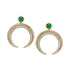 Hilal Crescent Diamond Earrings