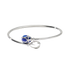 Palais White Gold Diamond & Royal Blue Guilloché Enamel Crossover Bracelet