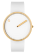 40 mm / White dial / White silicone strap