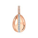 Rose Gold Diamond Egg Charm