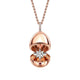 Rose Gold Diamond Set Star Surprise Locket