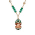 Rose Gold Emerald & Diamond Transformable Necklace with Elephant Surprise Locket
