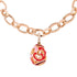 Rose Gold Enamel UV Enamel Egg Charm
