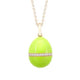 Rose Gold Neon Egg Pendants with Diamond Belt