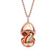 Rose Gold Rainbow Surprise Locket