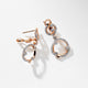 Rose Gold & Diamond Drop Earrings