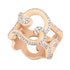Rose Gold & Diamond Grande Frame Ring