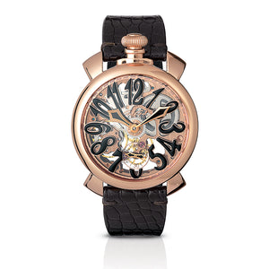 Skeleton 48mm – Rose Gold Plated