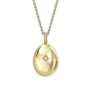 Gold I Love You Egg Pendants