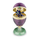 Limited-Edition 18k Yellow Gold Yellow Guilloché Enamel Egg Objet